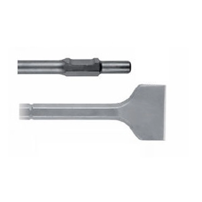 Vendita online Scalpello spatola da 100x400 mm. innesto esagonale 30 mm.